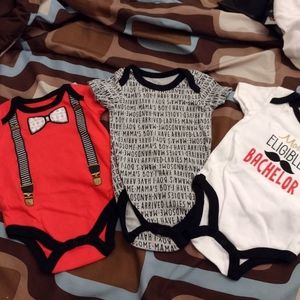 Boy's one piece 6 to 9 months duck duck goose red gray blue new